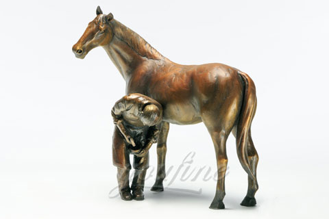 Decorative Garden Large Bronze Horse Sculptures