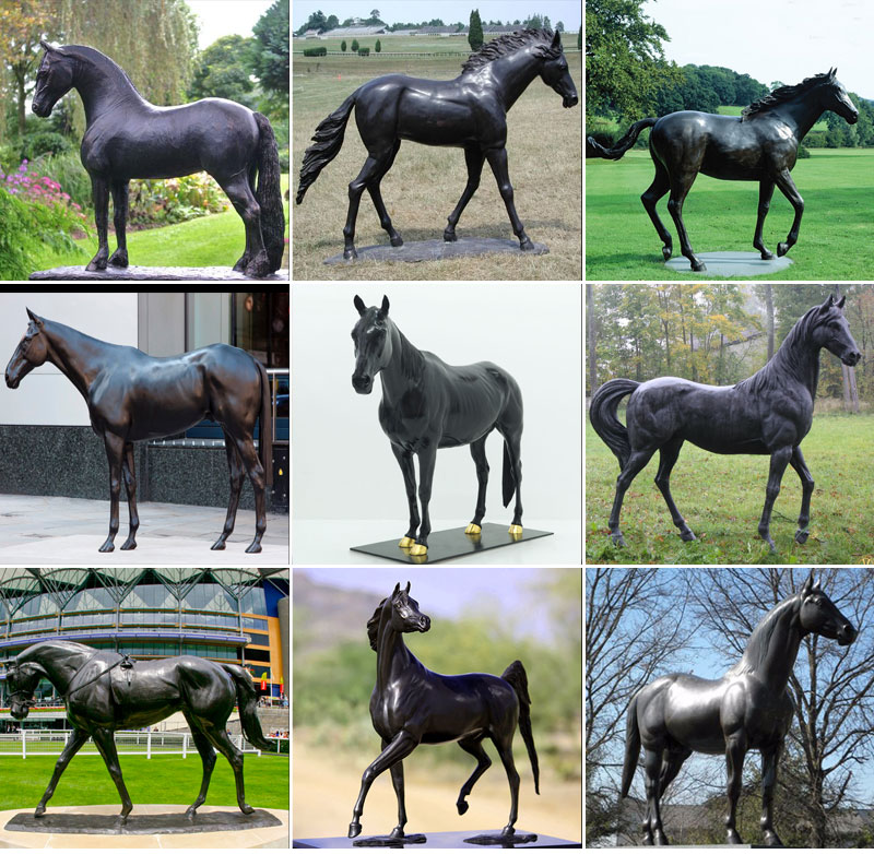 bronze horse statue