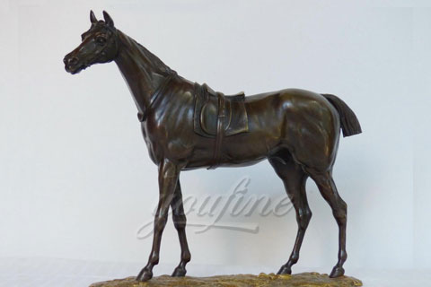 Factory wholesale metal animal bronze horse figurine for indoor decoration