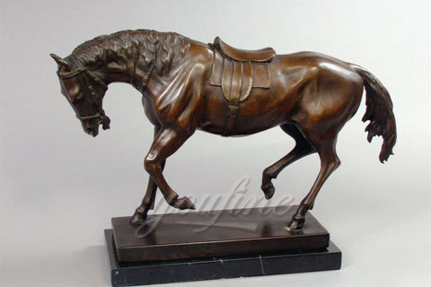 Indoor Antique bronze horse figurines for home decoration