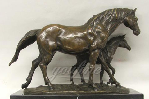 life size antique horse sculptures for sale