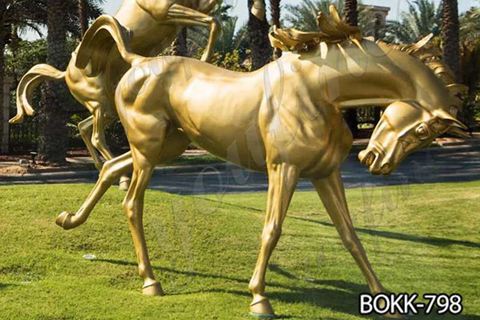 Outdoor Bronze Horse Statue