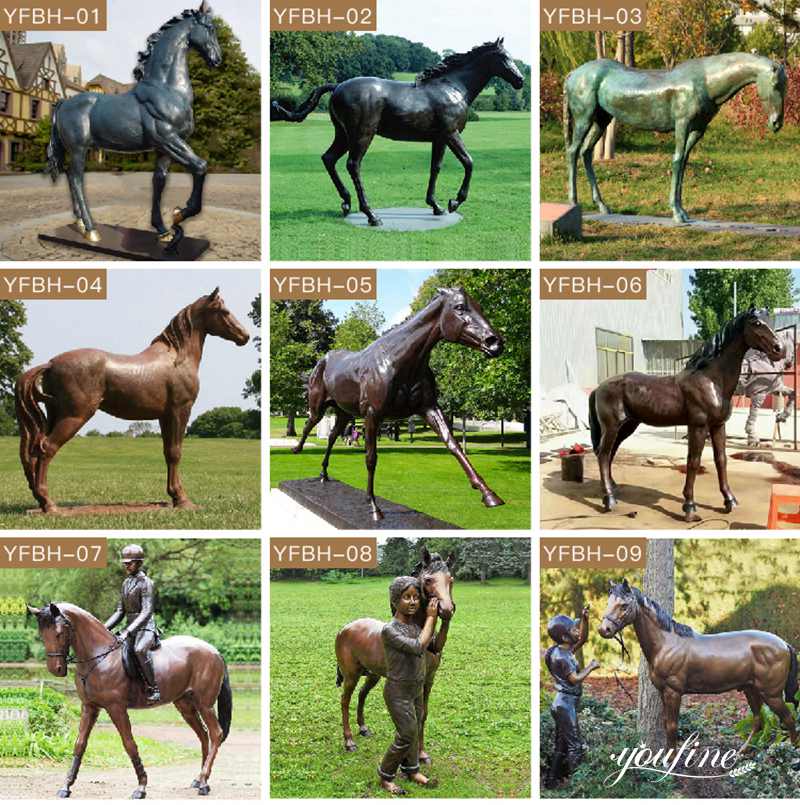 Bronze horse statue for sale