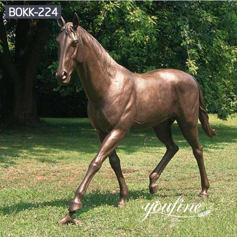 Life Size Bronze Horse Statue Garden Decor for Sale