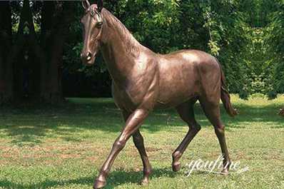 brown Bronze Horse Statue for sale