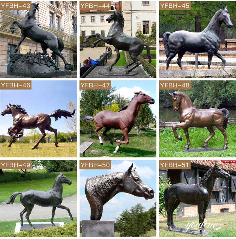 bronze horse statues for sale