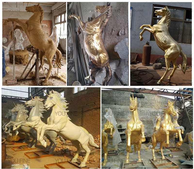 horse racing statues for sale